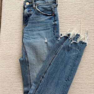Zara Distressed Skinny Jeans